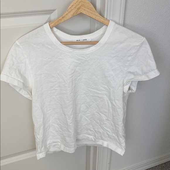 SLVRLAKE white Short Sleeve Tee - Picture 1 of 1